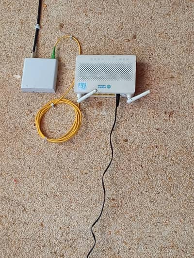 PTCL Fiber ONT Router Complete set For Sale