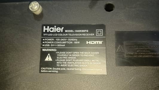 haier led k6600