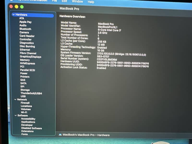 MacBook Pro 2019 5