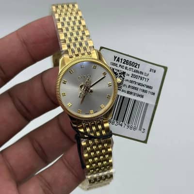 Gucci Bee women's orignal branded watch, stainless watch, Swiss Made