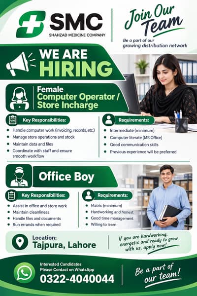 office Staff required