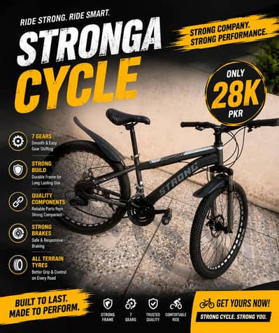 7-Gear MTB Cycle for Sale – Excellent Condition | Rs. 28,000