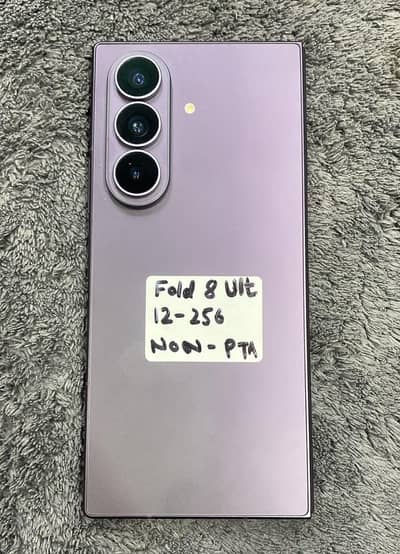 Samsung Mobile Z Fold 8 Ultra Voilet 256 gb new Nonpta