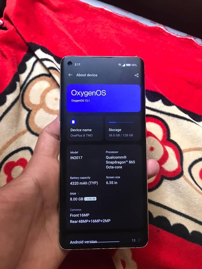 One Plus 8 5g 6