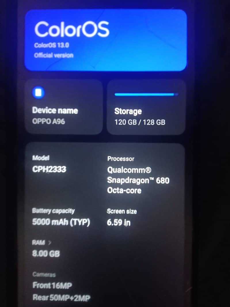 OPPO A96 5