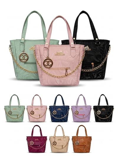 HANDBAG FOR GIRLS LONG STRAP PREMIUM QUALITY WITH 3 POCKETS