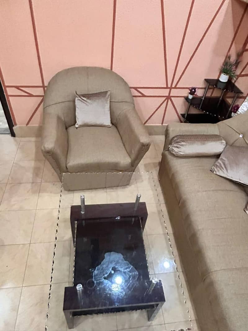 sofa set with table € side corner 2