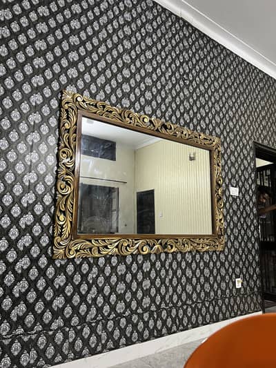 Beautiful Handmade Wooden Wall Mirror / Decorative Mirror for Sale