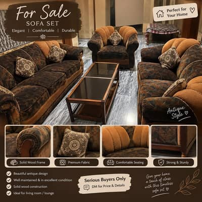 Used Sofa Set for Sale – Good Condition