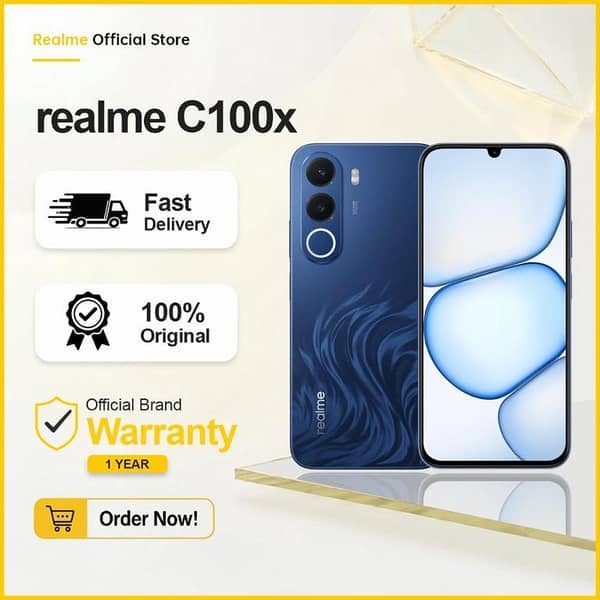 realme C100x 8GB RAM + 128GB ROM