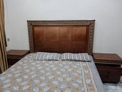 king size double bed with premium quality five star mattress