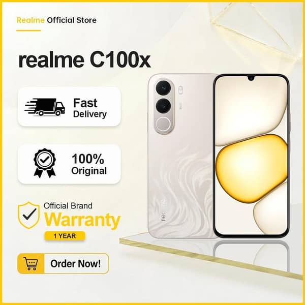 realme C100x 6GB RAM + 128GB ROM