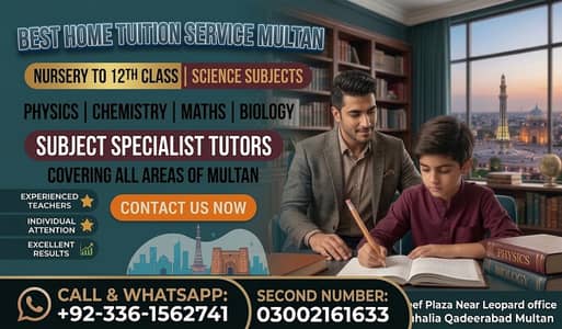 Best Home Tuition & Girls Academy Multan | Prep to 12th Class