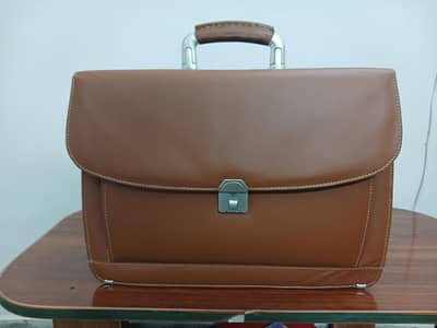 Leather Laptop Briefcase