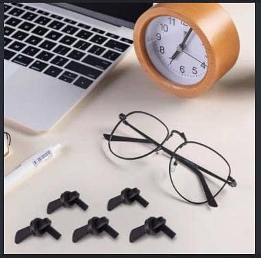 12 Pcs Anti Slip Soft Silicone Eyeglasses End Tips Socks Temple Sleeve Retainer R5710