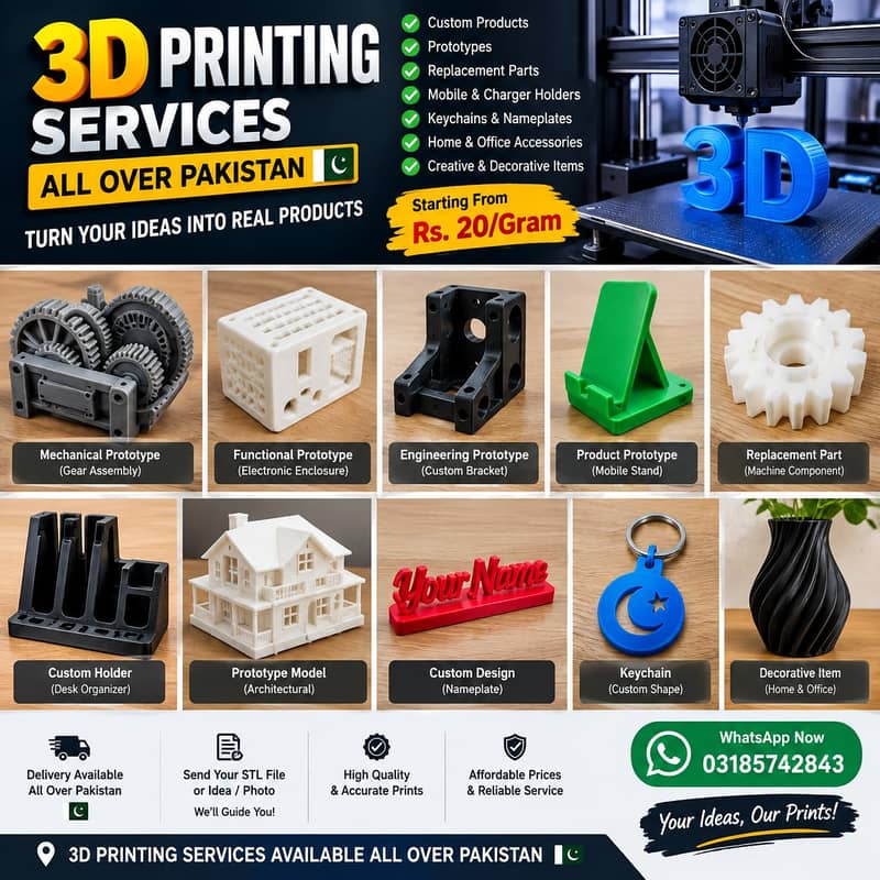 3d printing services custom porto tipe spair part 2