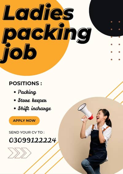 Ladies packing Job