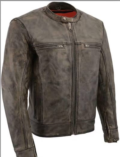 Real Leather Jacket Men - Sialkot Export - M L XL