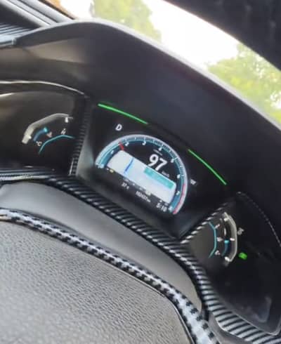 Honda civic X , SI blue infotainment screen system with other parts