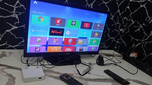 LG 21" TV LCD with Android Box