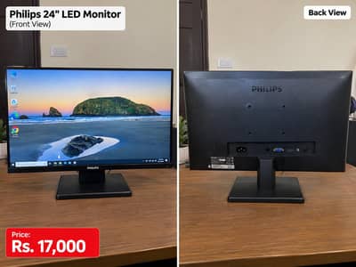 Philips 24 Inch LED Monitor – Excellent Condition