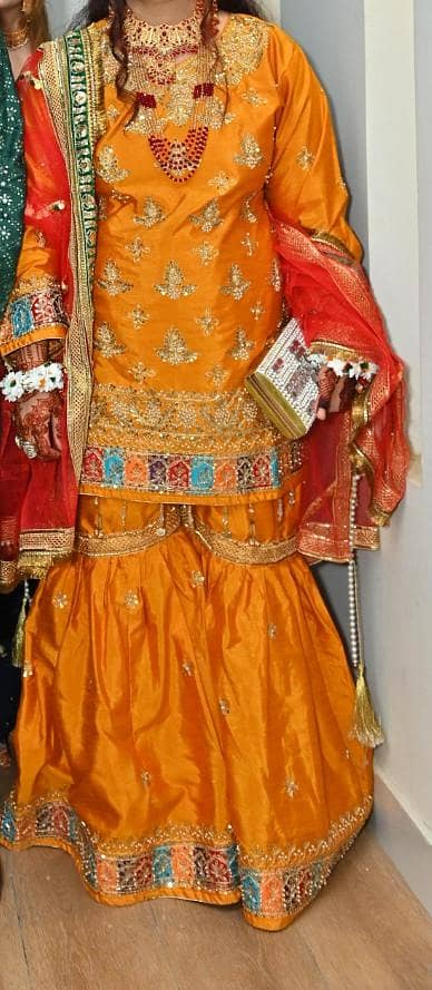 beautiful mehndi garara for sale