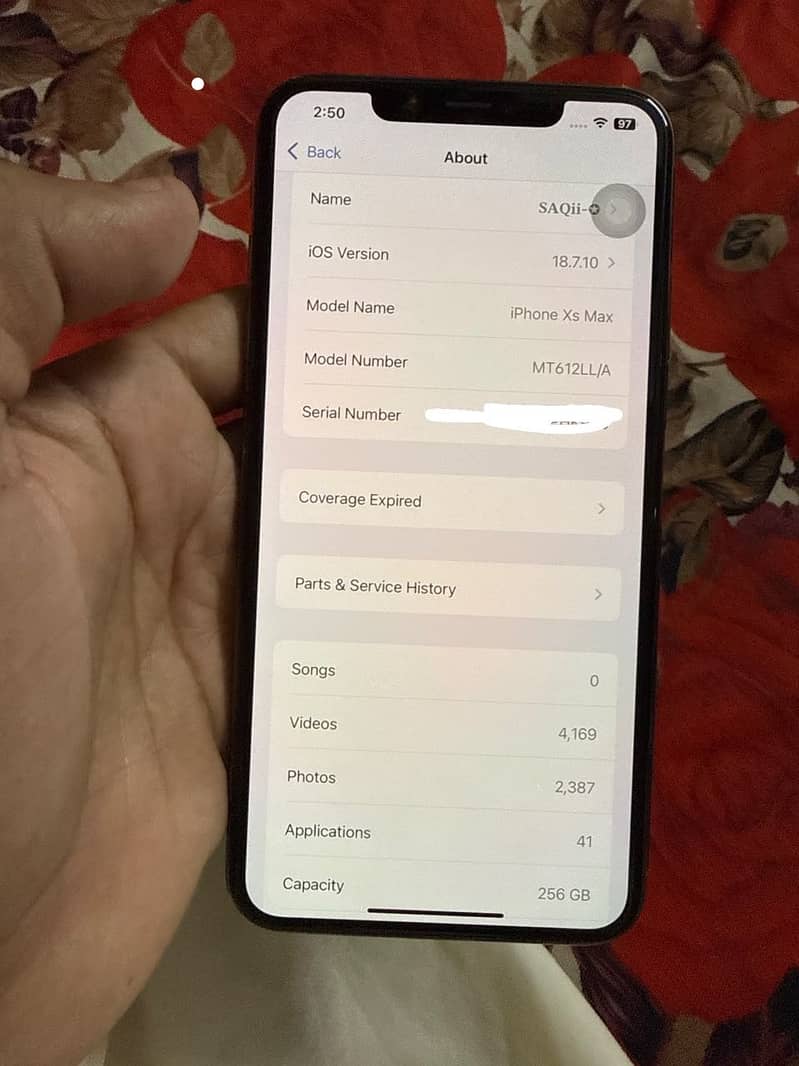 iPhone XS Max 7