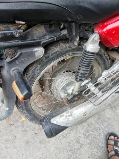 super star delux 2012 model converted to heavy bike