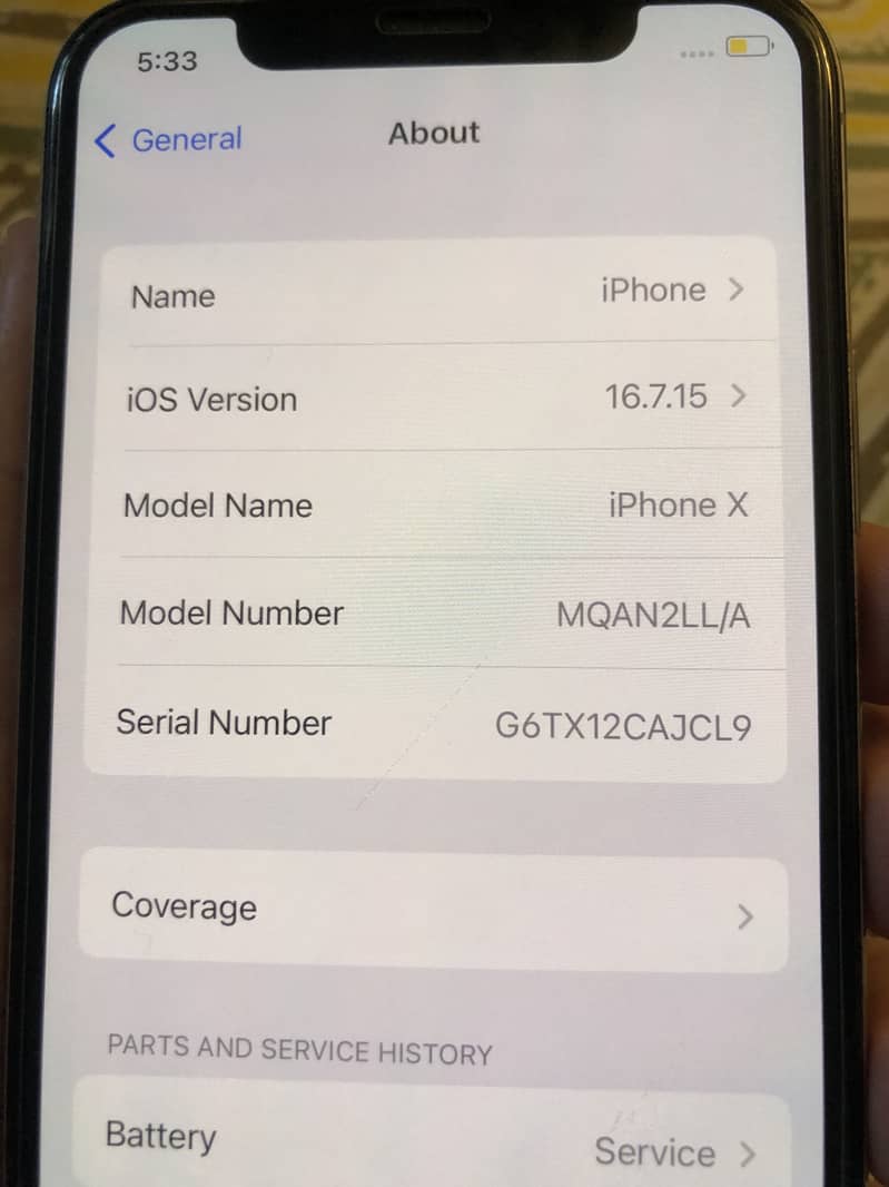 Apple iPhone X 5