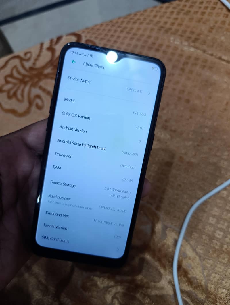 OPPO A1k 1