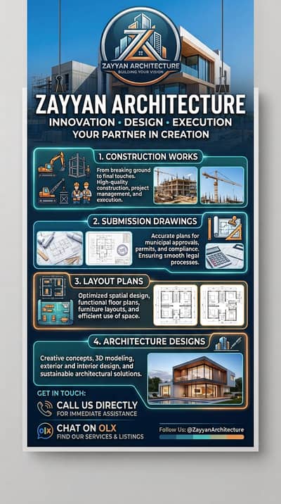 Construction Works, Naqsha, AutoCAD Drafting, Commercial Design