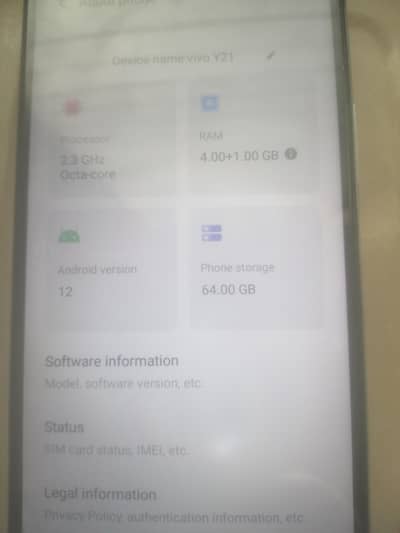 Y 21 HOME USED