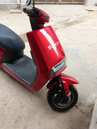 Urgent Sale Sakai Electric bike & Scooty Grahpene Battery