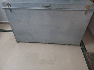 Large Steel Storage Trunk / Iron Box