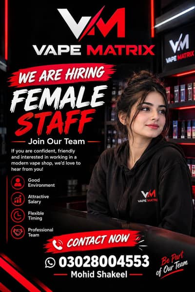 Required Female Staff