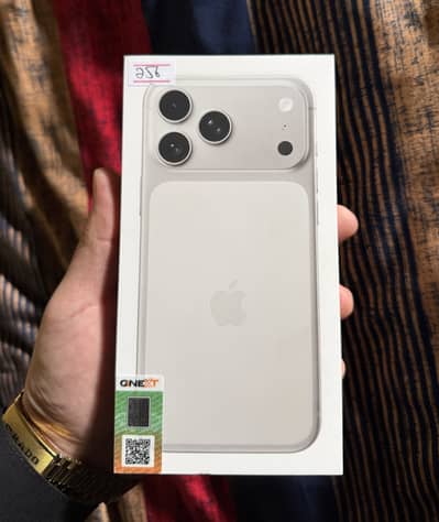 Apple iPhone 17 Pro Max 256gb Official Pta Approved
