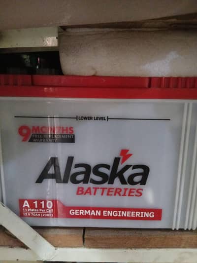 Alaska 110 ki 4 adad batteries, behtareen halat mein