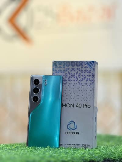 Tecno Camon 40 Pro 8GB Ram 256GB Storage With Box & 45W Charger