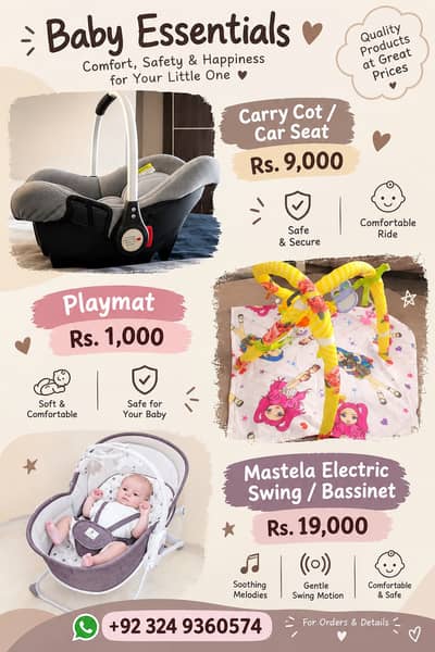 Kids Cot/ Electric Cot/ Mastela/ 6 in 1