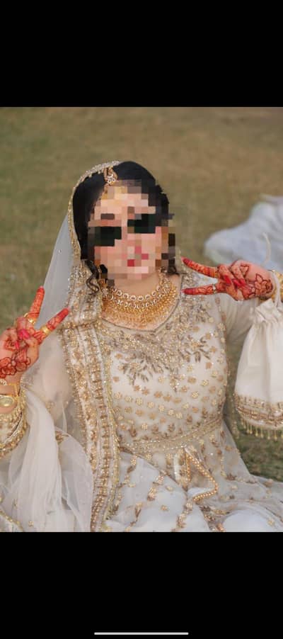 Bridal nikkah dress