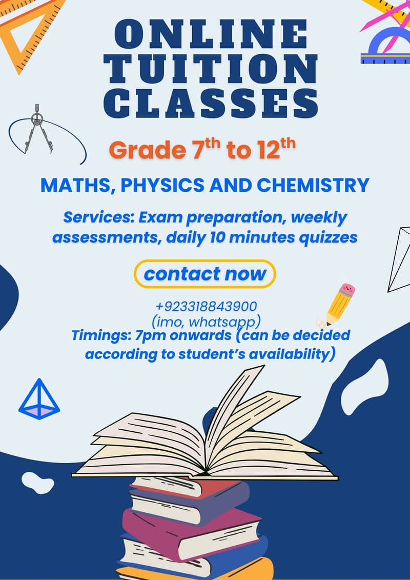 Online Maths /Physics tution 0