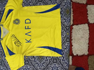 Ronaldo real signature t shirt