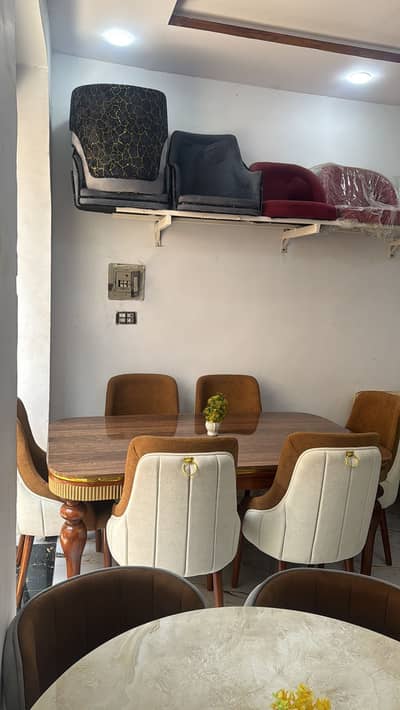 Luxury 6 Seater Dining Table Set for Sale | Modern Dining Set