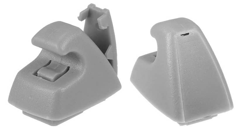 2 Pcs Sun Visor Support Clip Retainer Holder Bracket Hanger Compatible with Select Vehicles R5713