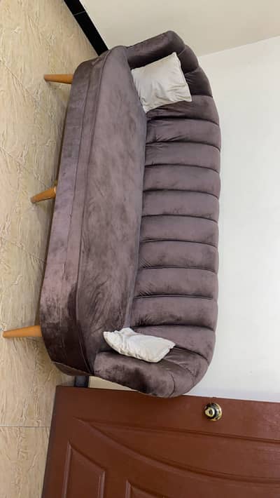 Velvet sofa set