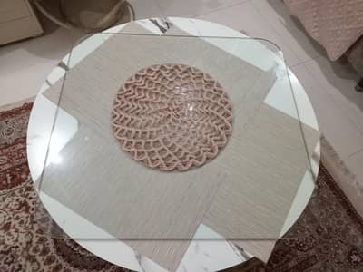 only top small dining table glass