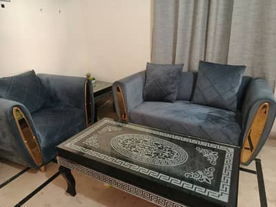 Wooden Centra Table Set (1 long and 2 square tables)