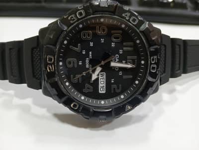Casio MRW 210 H men's watch 51 mm dial silicone strap