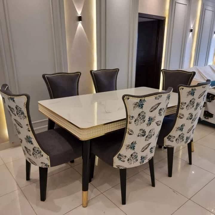 6 seatar dining table set 0