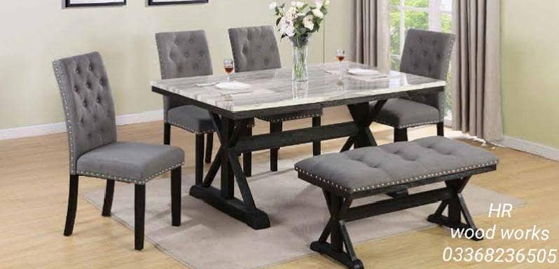 6 seatar dining table set 6